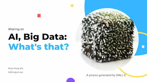AI, Big Data: What's that?